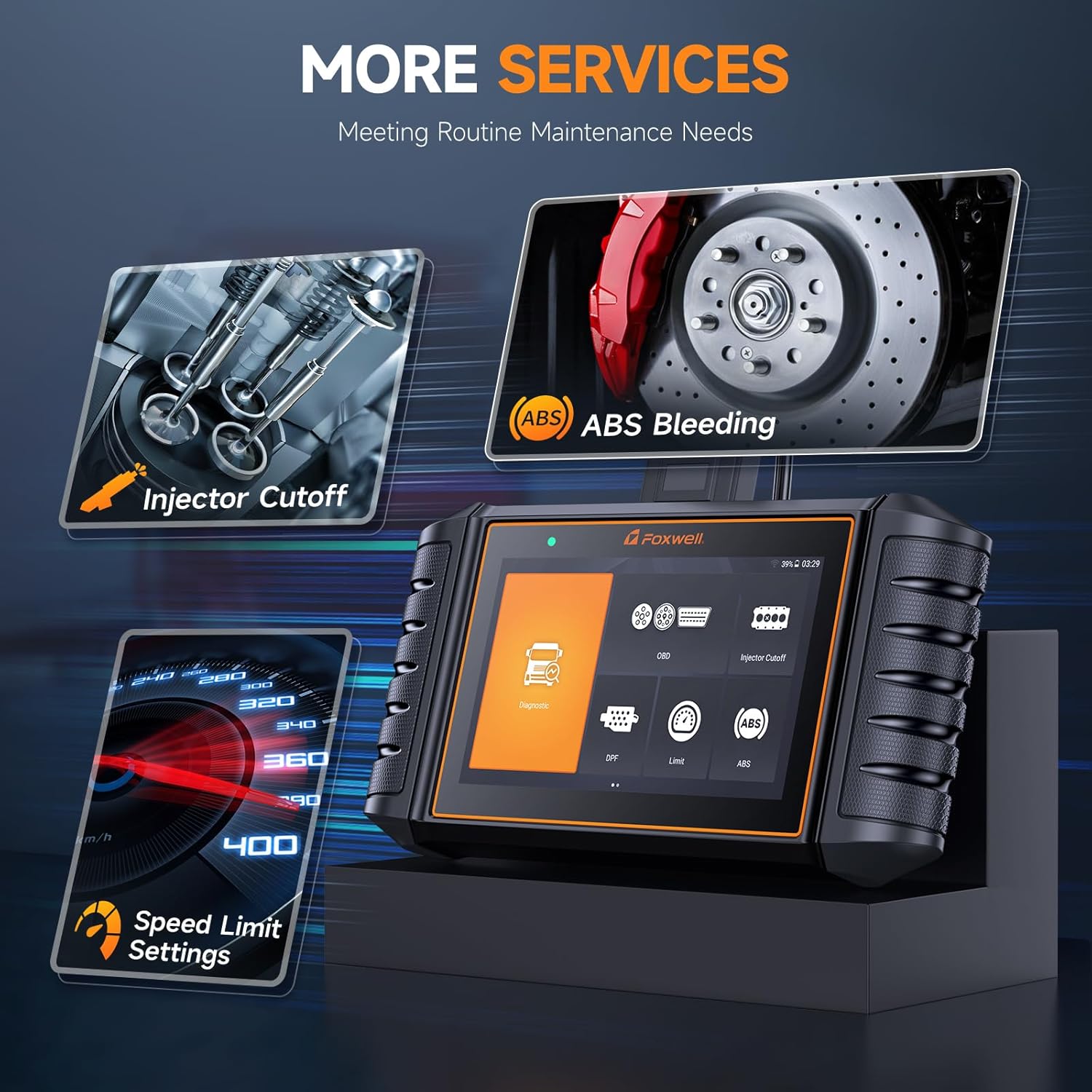 2026 HD500 Heavy Duty Truck Scanner with DPF Regen/Injector Cutoff/Limit Setting, Full System Diesel Diagnostic Scan Tool for Cummins, Detroit, Caterpillar, Paccar, Hino & More Pickup Semi Trucks