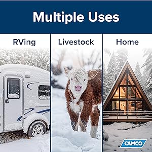 heated water hose; camco; rv