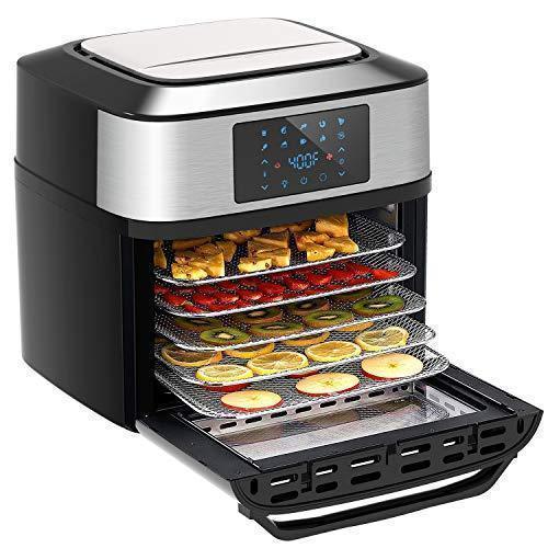 2026 10-in-1 Air Fryer Oven, 20 Quart Airfryer Toaster Oven Combo, 1800W Large Air Fryers, Convection Toaster Oven with Rotisserie Dehydrator, ETL Certified