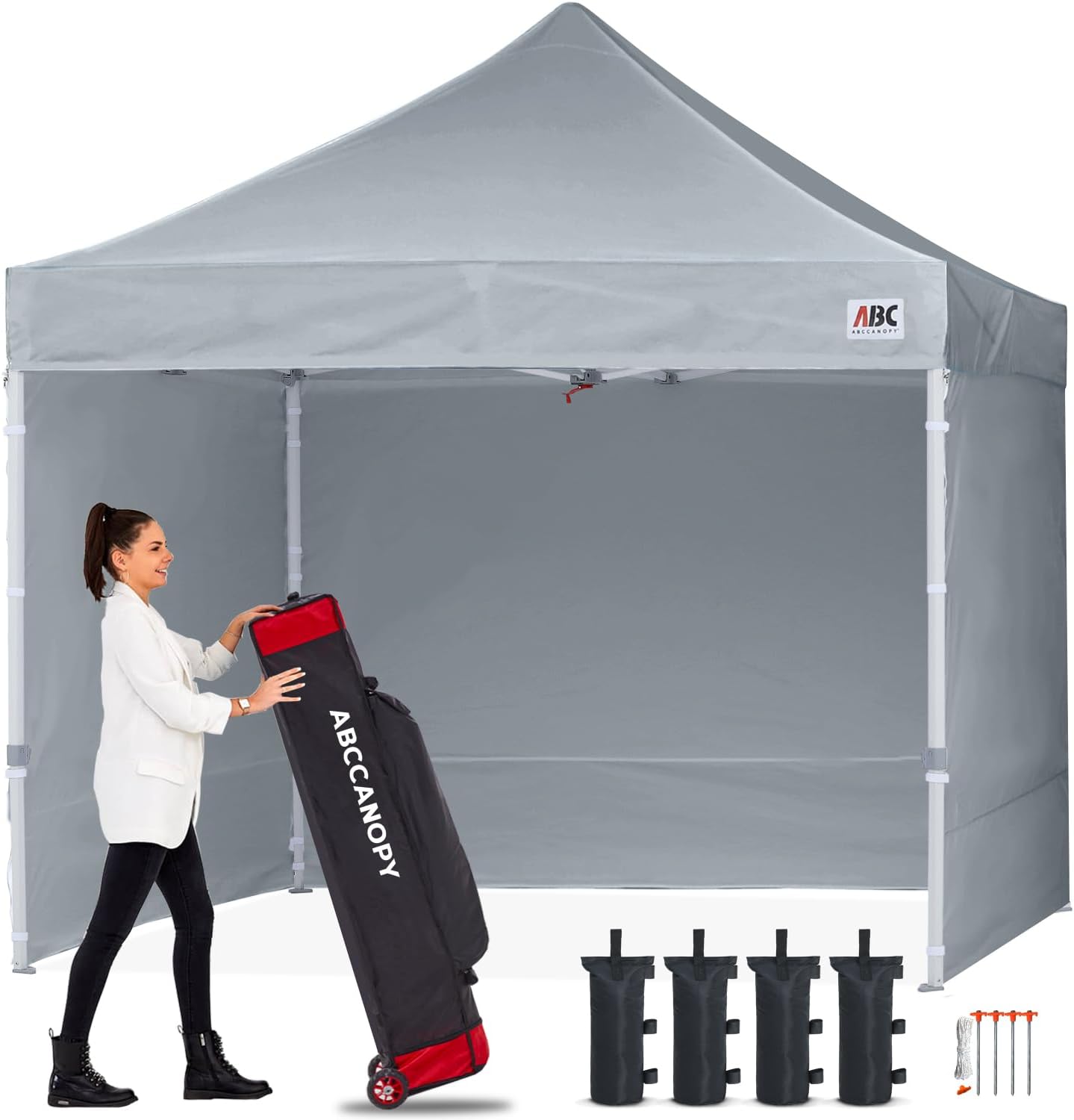 Easy Pop Up Canopy Tent 10×10 with Sidewalls
