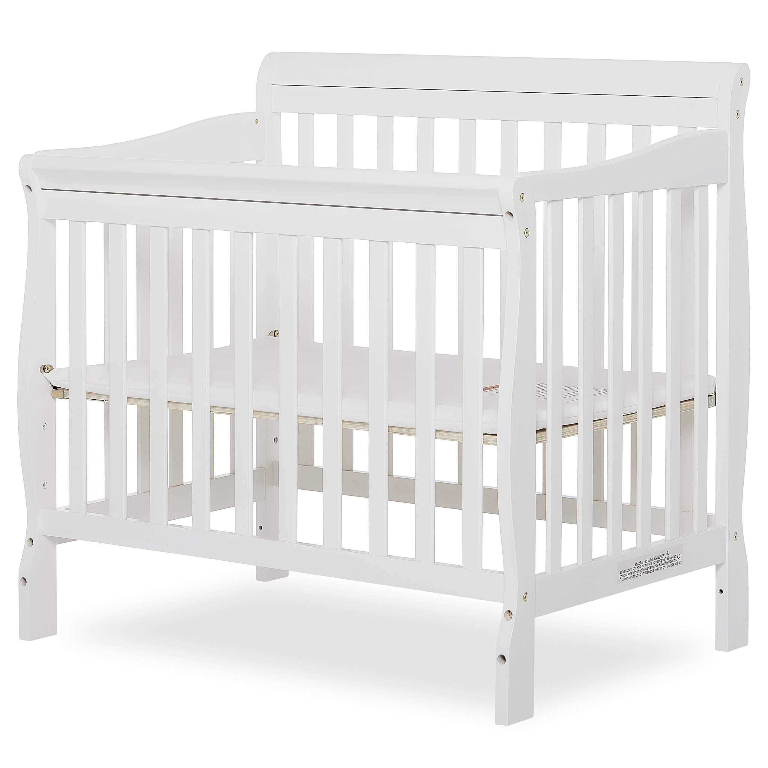 2026 4 in 1 Aden Convertible Mini Crib White