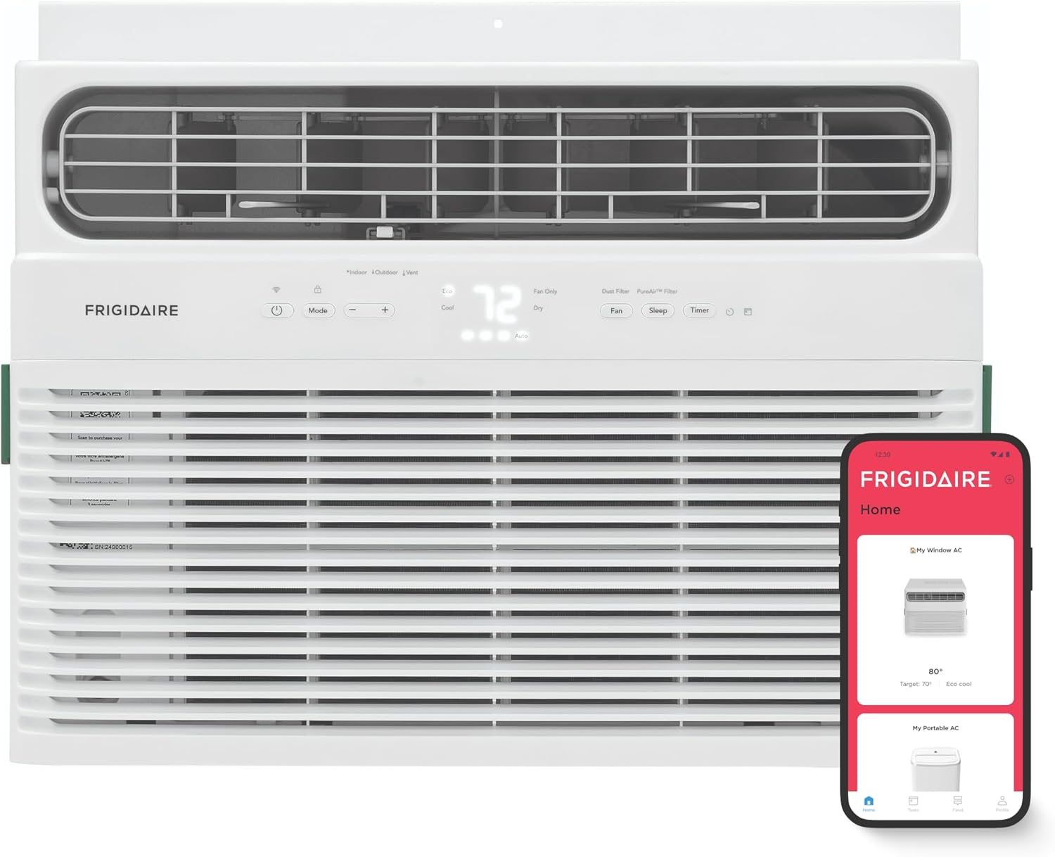 8,000 BTU Smart Wi-Fi Window Air Conditioner