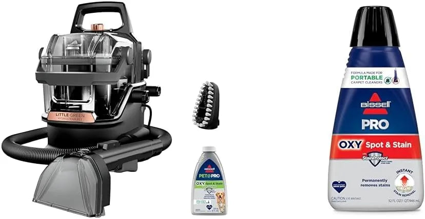 2026 Green HydroSteam Multi-Purpose Portable Carpet and Upholstery Cleaner, Car and Auto Detailer, 3618, Black and Copper Harbor