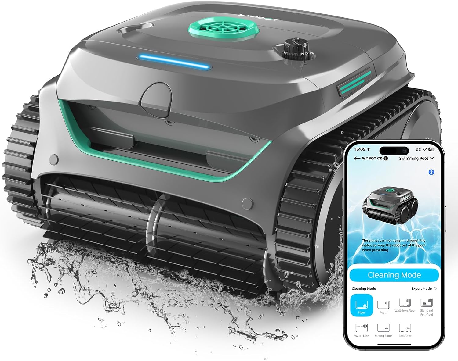 C2 Inground Pool Vacuum Robot – Cordless Cleaner