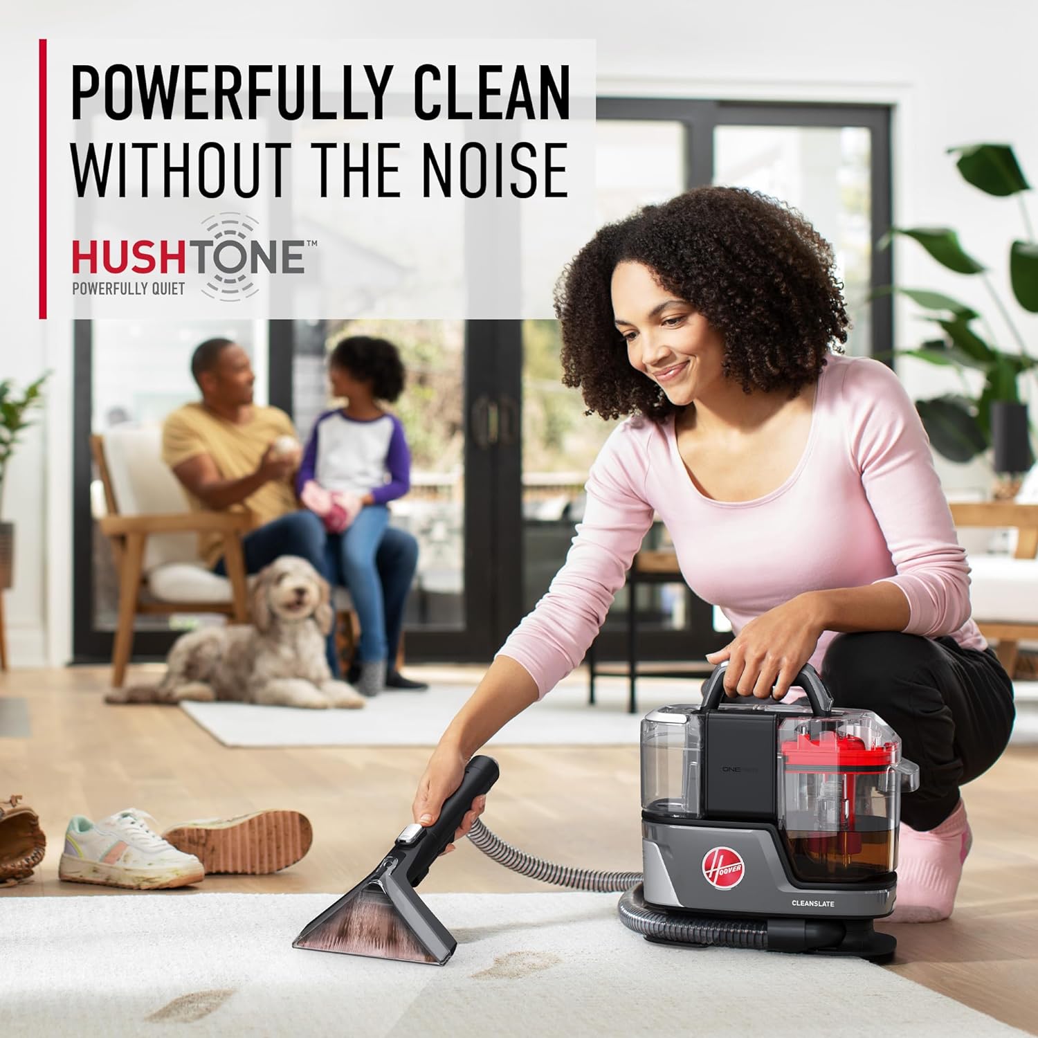 Hoover Cordless Portable Carpet and Upholstery Spot Cleaner, Stain Remover, Powerful Suction