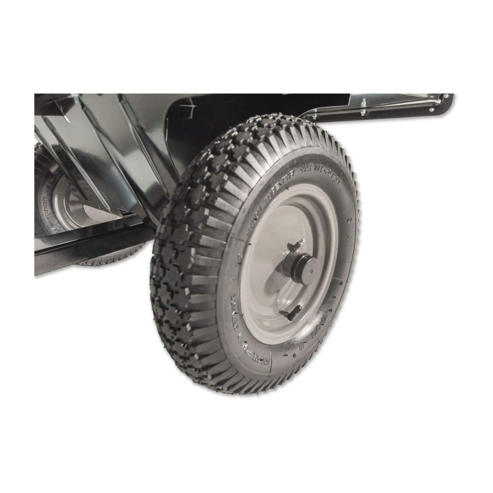 2026 Utility Tow Behind Steel Dump Cart, 750 Pound Capacity