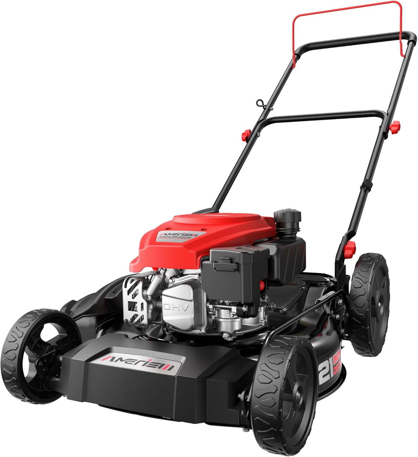 Gas-Powered Self-Propelled Lawn Mower 21′′ Deck