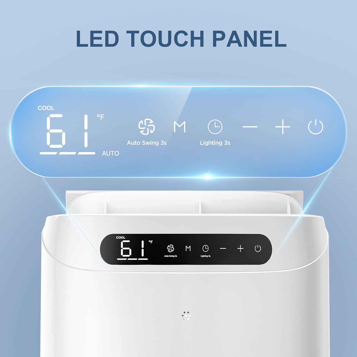 14000 BTU Portable Air Conditioner, 3-in-1 Unit