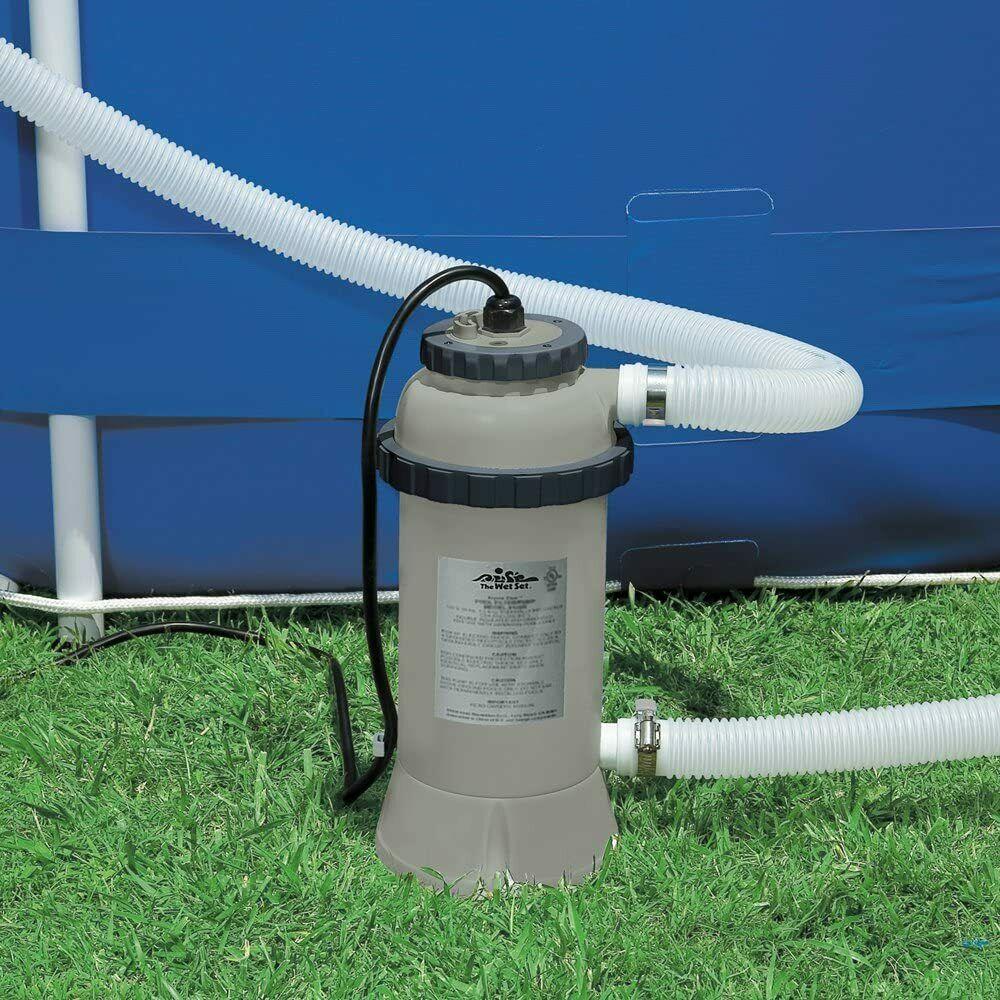 2026 Intex 28684 Electric Pool Heater, 3000W, for Above Ground Pools up to 179 7/8in, Auto Shut-off