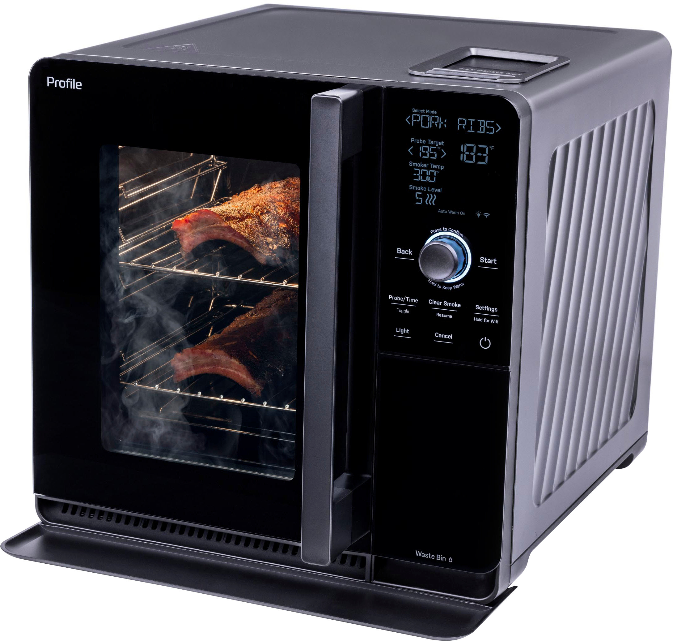 2025 Profile – Smart Indoor Smoker – Black