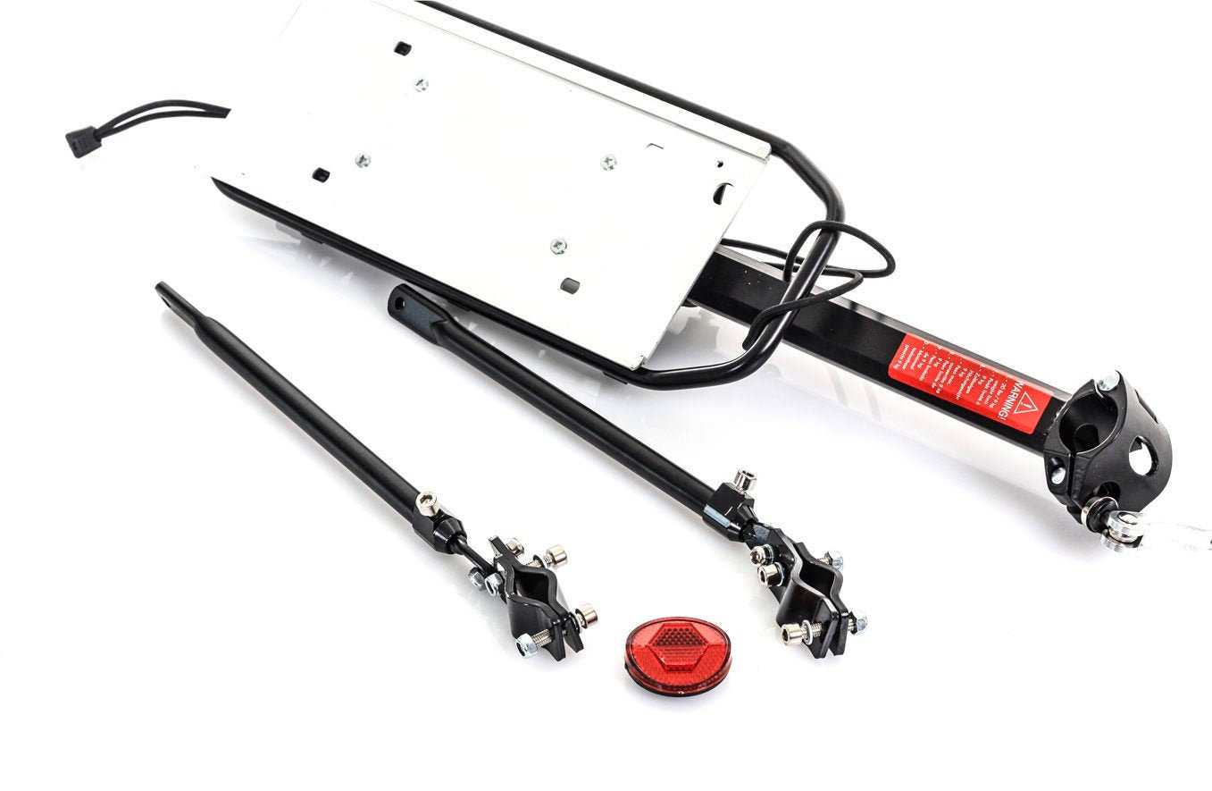 Rear rack battery mount – E-bike