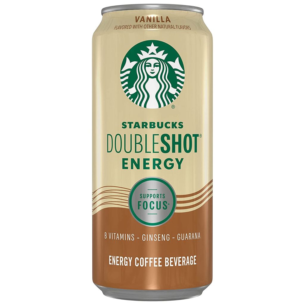 Starbucks Doubleshot Vanilla Espresso Energy Drink 15oz, 12-Pack Cans