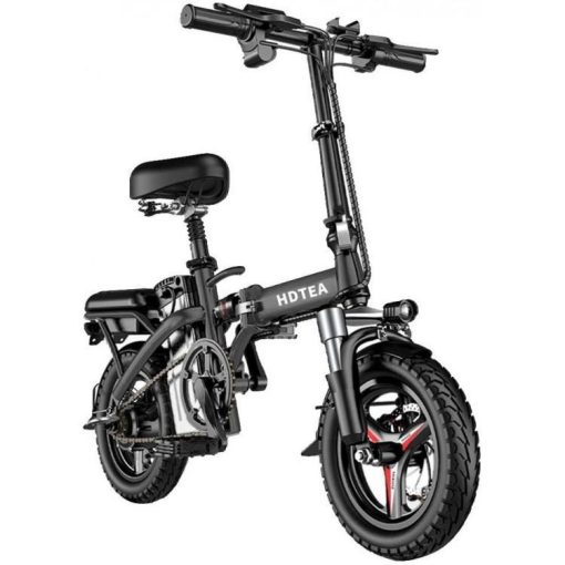 2025 SALE   CLEARANCE Folding Electric Bike, 250W Electric Bike Suitable for Adults and Teenagers Removable Battery Fat Tire Electric Bike Beach Snow Bicycle, Best Fathers Mothers Lovers (Black) NO250102