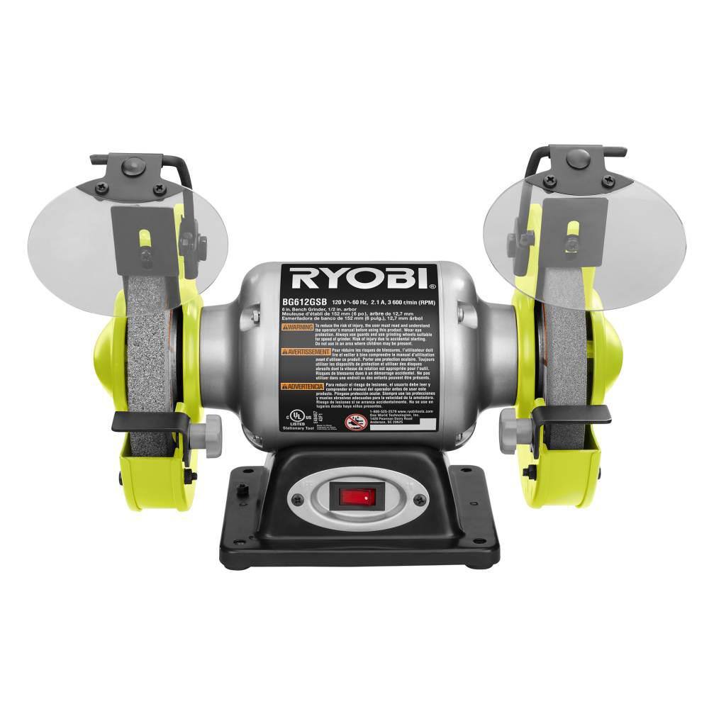 RYOBI 2.1 Amp 6�� Grinder with LED lights BG612G