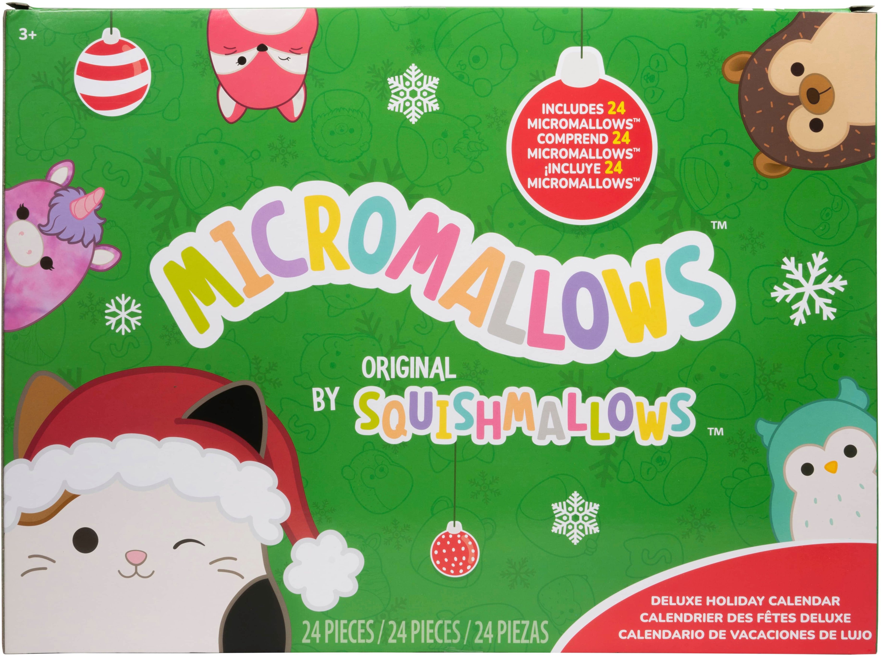 2025 Jazwares – Squishmallows  24-Day Micromallows Holiday Advent Calendar
