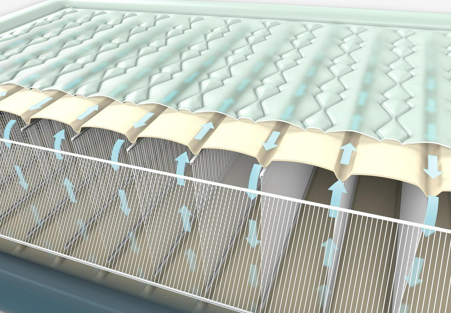 Intex Dura-Beam 24 Pillowtop Air Mattress, with Built-in Pump, Queen