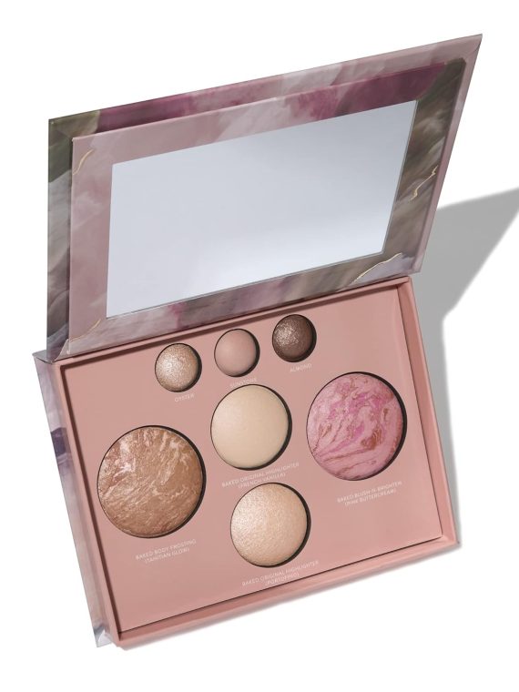 2025 LAURA GELLER NEW YORK The Best of the Best Baked Palette – Full Size – Includes Bronzer  Blush  2 Highlighters and 3 Eyeshadows – Travel-Friendly