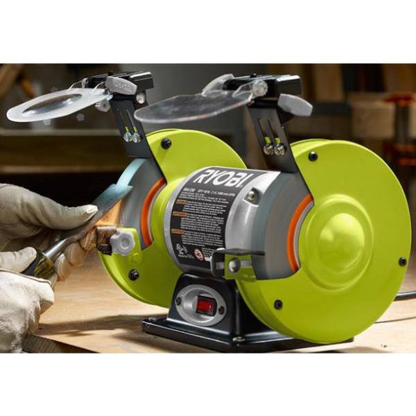 RYOBI 2.1 Amp 6�� Grinder with LED lights BG612G
