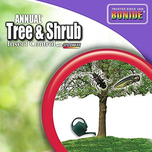 2025 Bonide Annual Tree & Shrub Insect Control with Systemaxx  128 oz Concentrate  Year Long Protection and Insect Killer