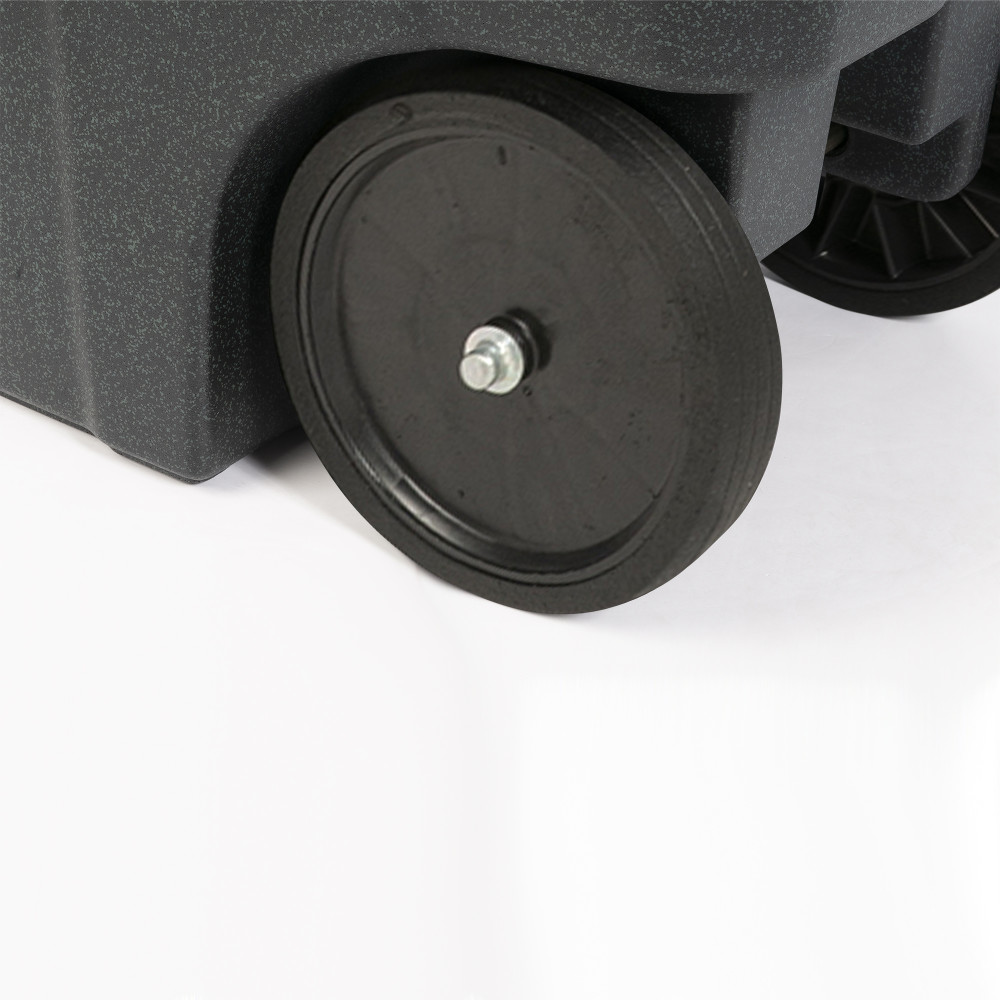 Toter 48 Gallon Trash Can with Smooth Wheels and Lid ;