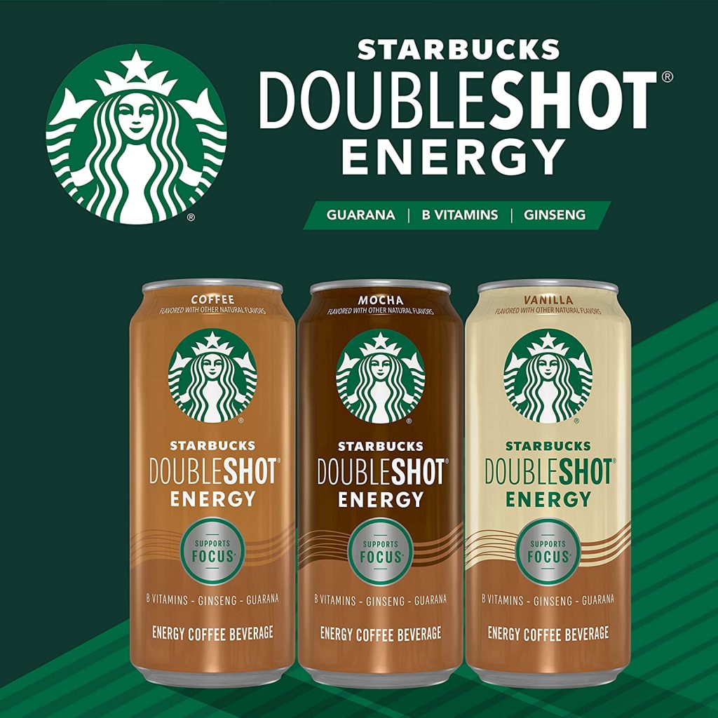 Starbucks Doubleshot Energy Mocha Espresso Coffee, 15 oz Cans, 12 Pack