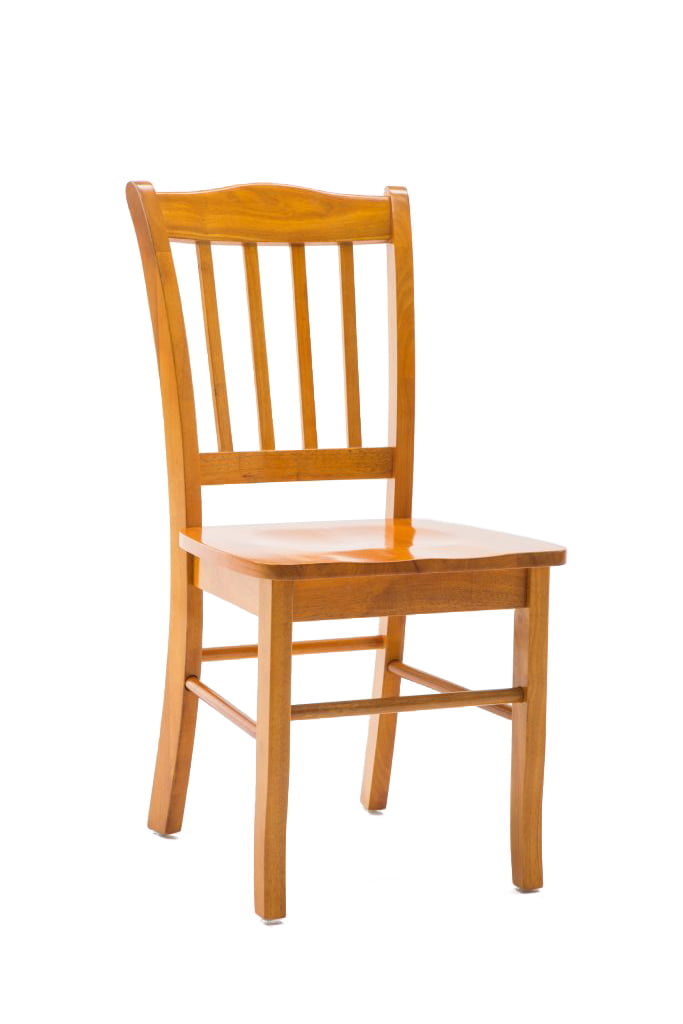 Boraam Shaker Wood Dining Side Chairs - Oak Finish - Set of 2