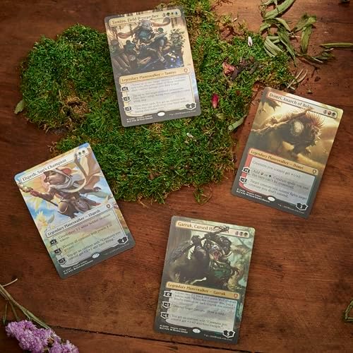 2025 Magic: The Gathering Bloomburrow Commander Deck Bundle – Includes All 4 Decks (Animated Army  Family Matters  Peace Offering  and Squirreled Away)