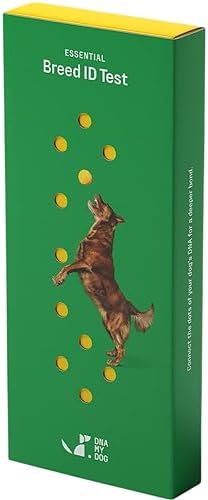 Dna My Dog Essential Test – Breed ID Test Mixed Breed Identification Personality Traits for Puppies to Adult Dogs Non-Invasive Cheek Swab
