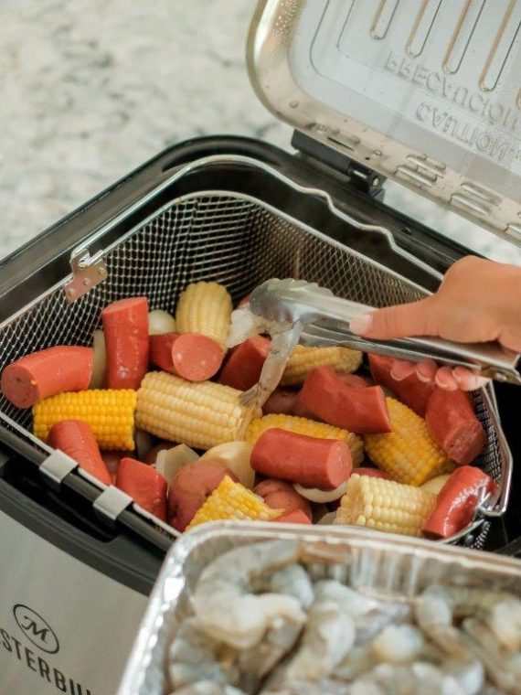 2025 Masterbuilt 10 Liter XL Electric Fryer, Boiler, Steamer in Silver