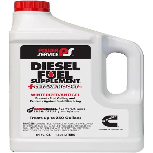 Power Service Diesel Fuel Supplement Winterzier/Antigel, +Cetane Boost - 64 fl oz