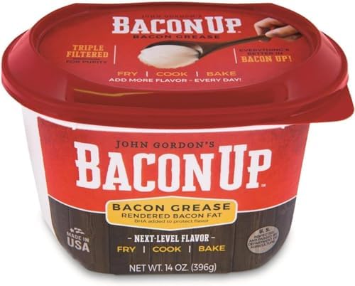 2025 Bacon Up Bacon Grease Rendered Bacon Fat for Frying  Cooking  Baking  14 ounces