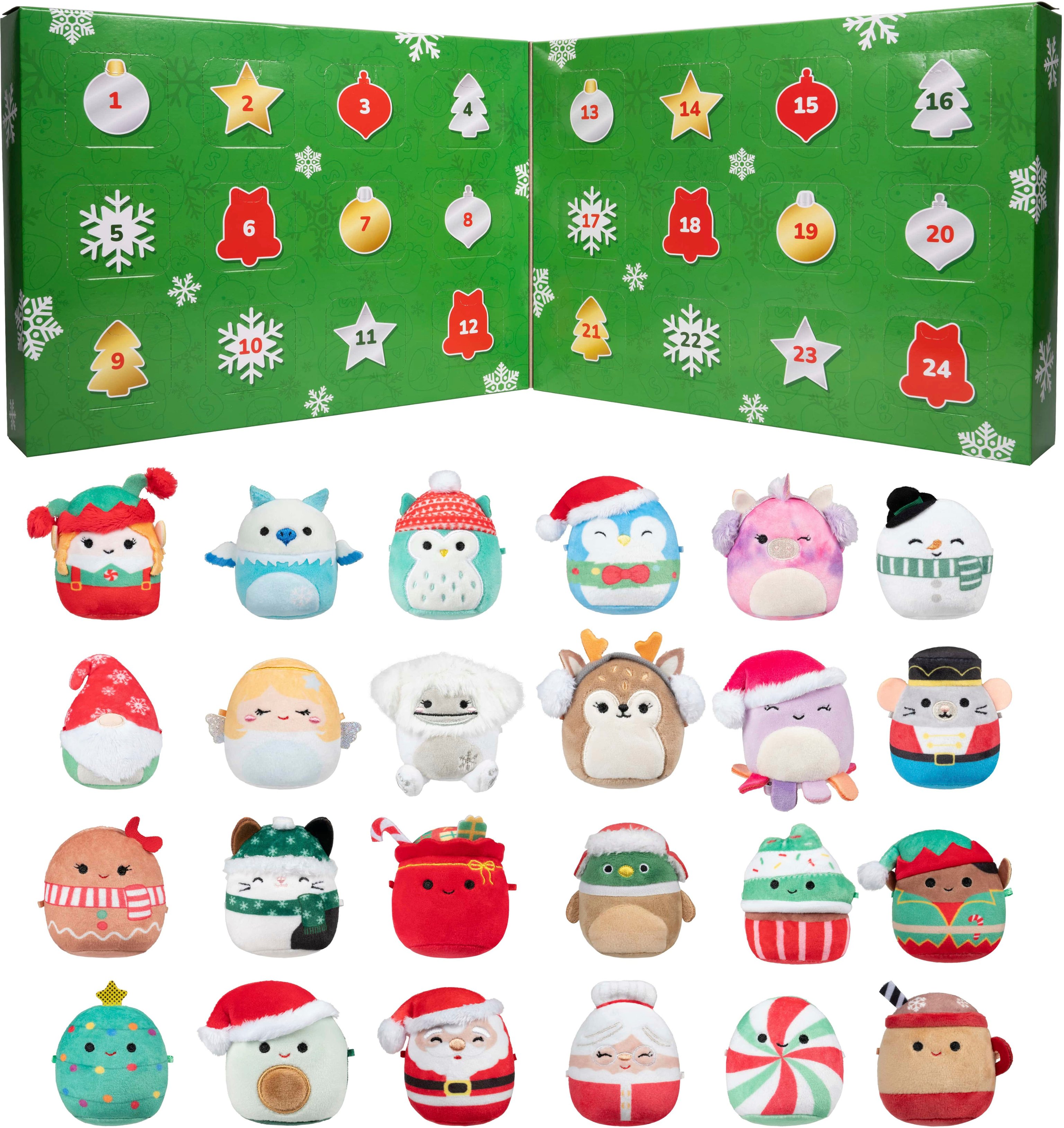 2025 Jazwares – Squishmallows  24-Day Micromallows Holiday Advent Calendar