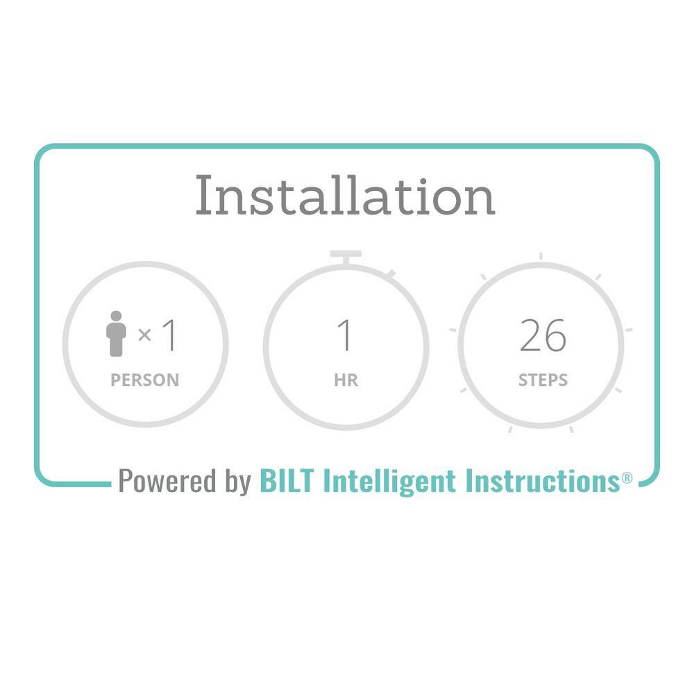 Glacier Bay 2-Piece 1.28 GPF High Efficiency Single Flush Elongated Toilet in White