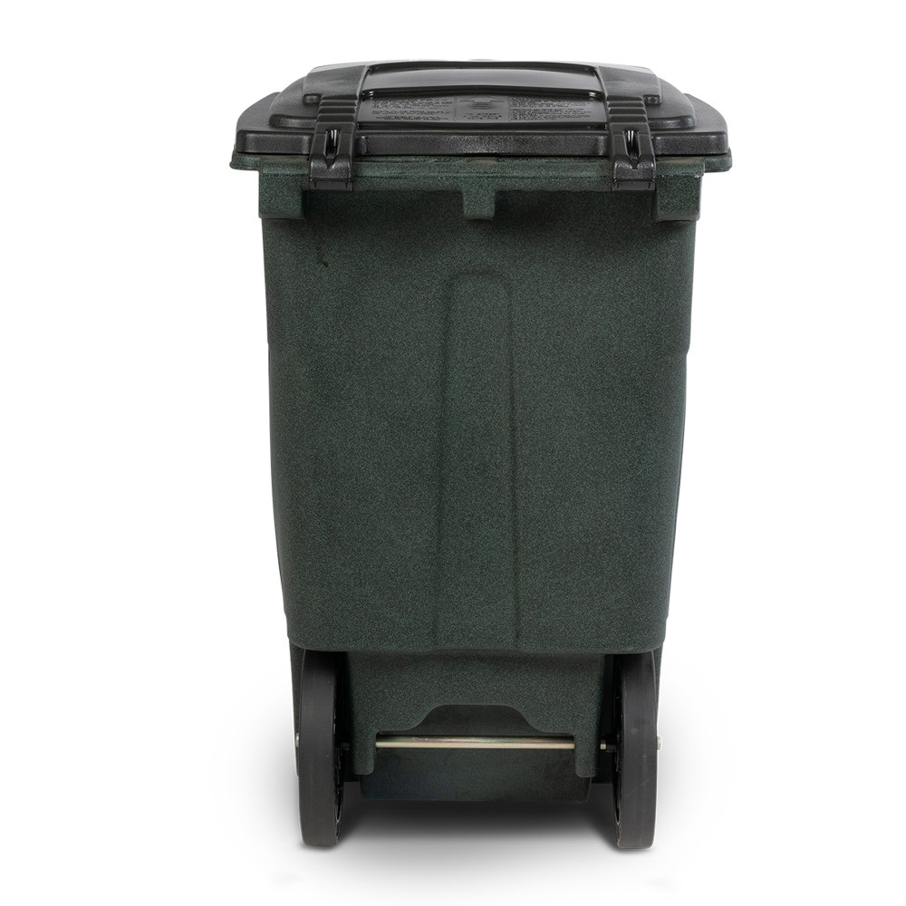Toter 48 Gallon Trash Can with Smooth Wheels and Lid ;