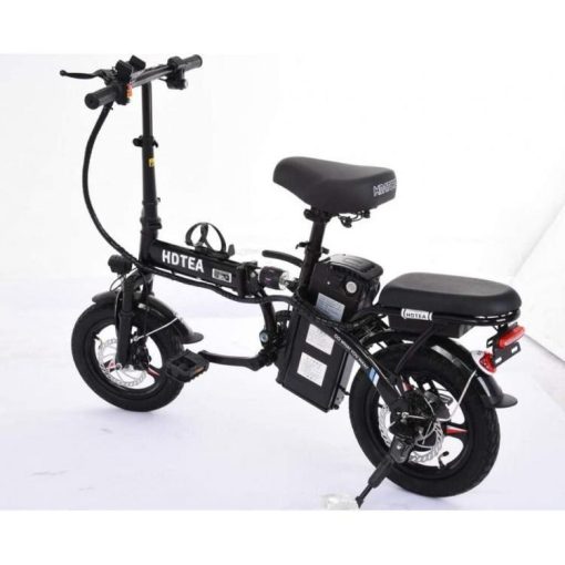 2025 SALE   CLEARANCE Folding Electric Bike, 250W Electric Bike Suitable for Adults and Teenagers Removable Battery Fat Tire Electric Bike Beach Snow Bicycle, Best Fathers Mothers Lovers (Black) NO250102
