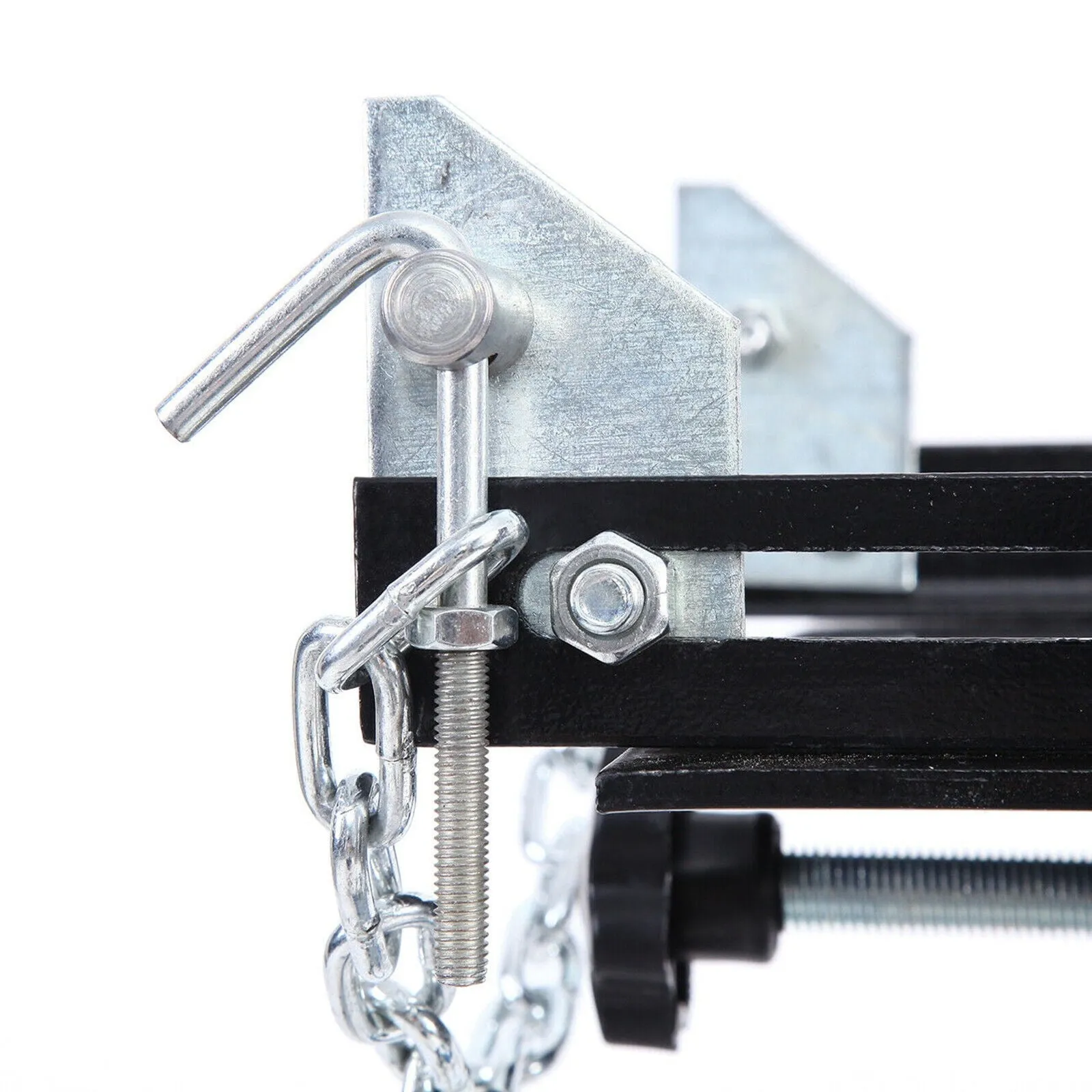 1660 Pounds Hydraulic Car Transmission Jack Vertical Lift with 360° Swivel Wheel Pedal ,Blue,33