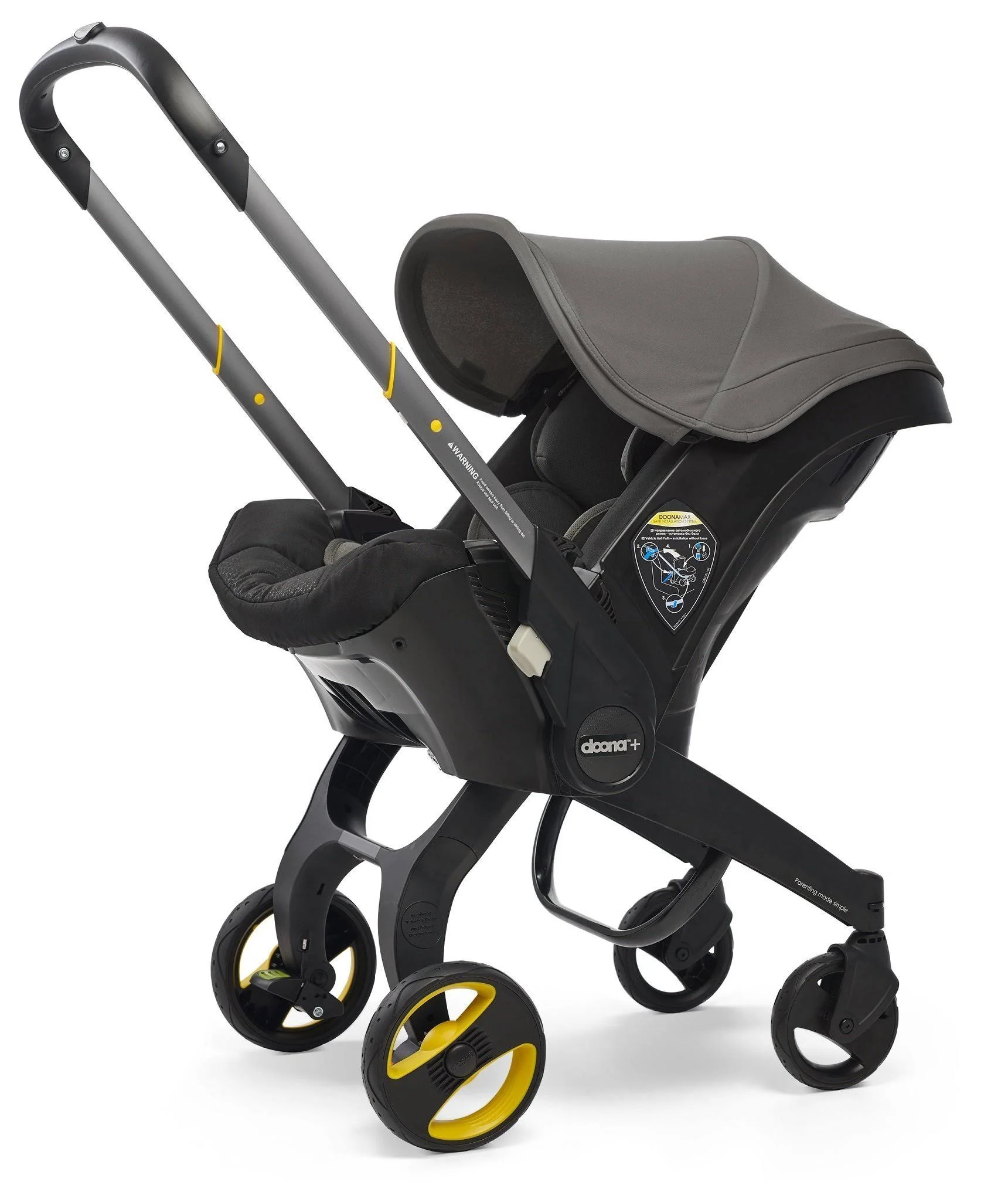 Doona Infant Car Seat u0026 Stroller - Grey Hound