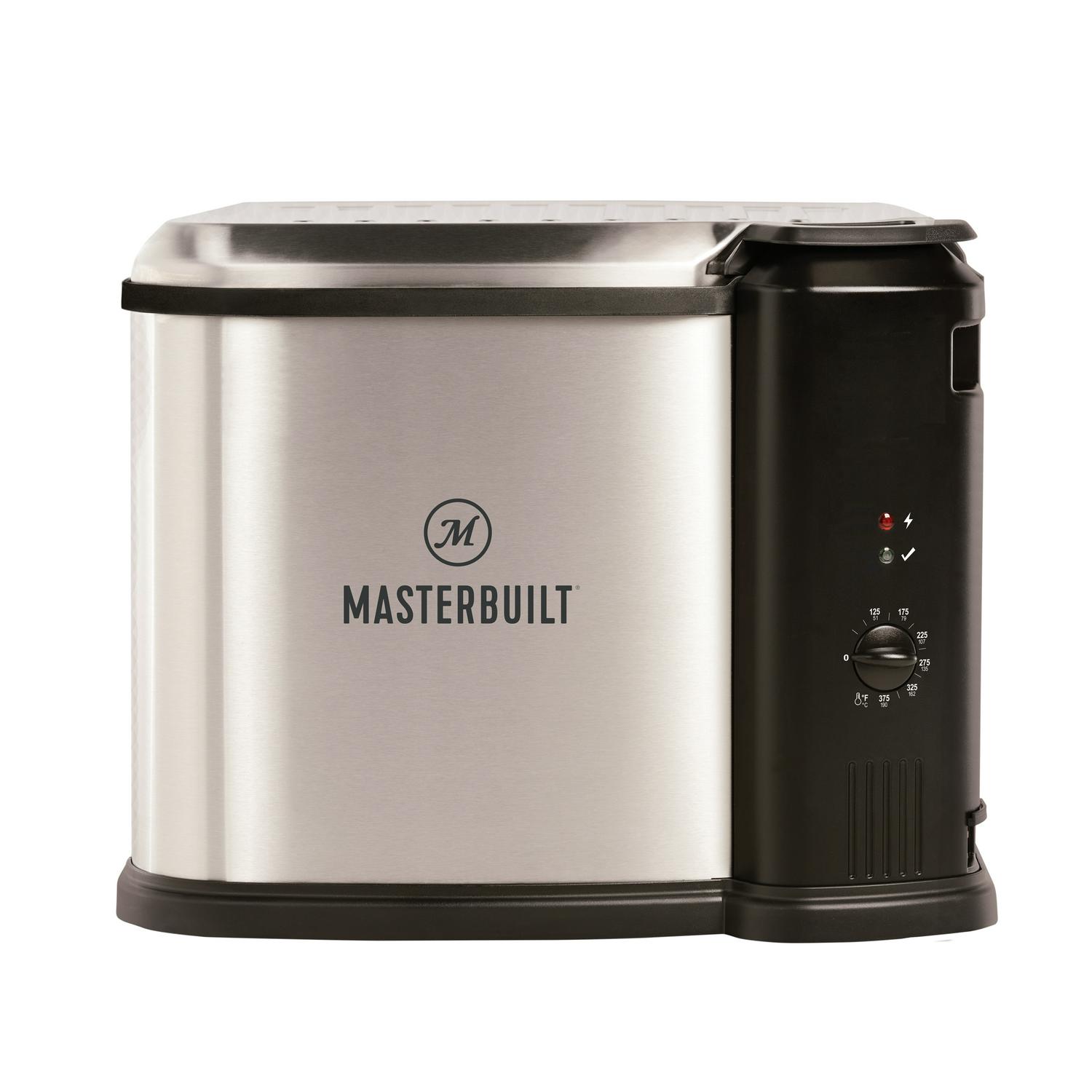 2025 Masterbuilt 10 Liter XL Electric Fryer, Boiler, Steamer in Silver