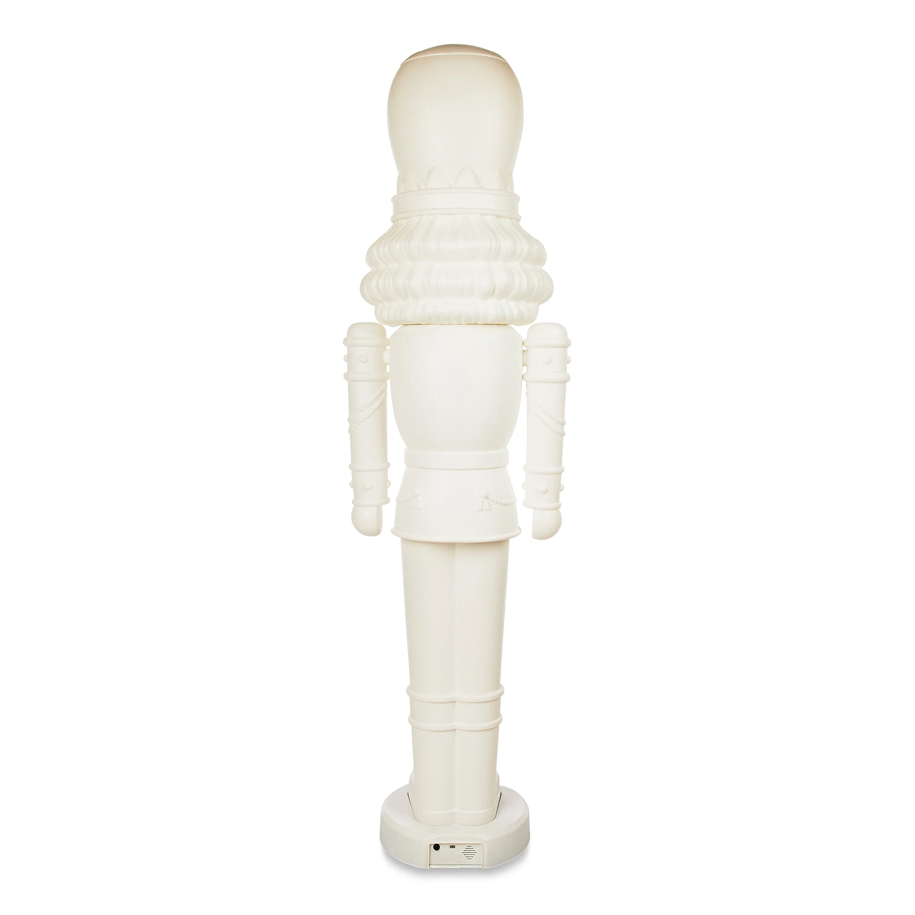 2pcs Animated White Nutcracker Blow Mold, 75 in, 6.25 ft, by Holiday Time