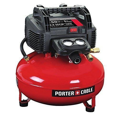 2025 PORTER-CABLE Air Compressor, 6-Gallon, Pancake, Oil-Free (C2002)