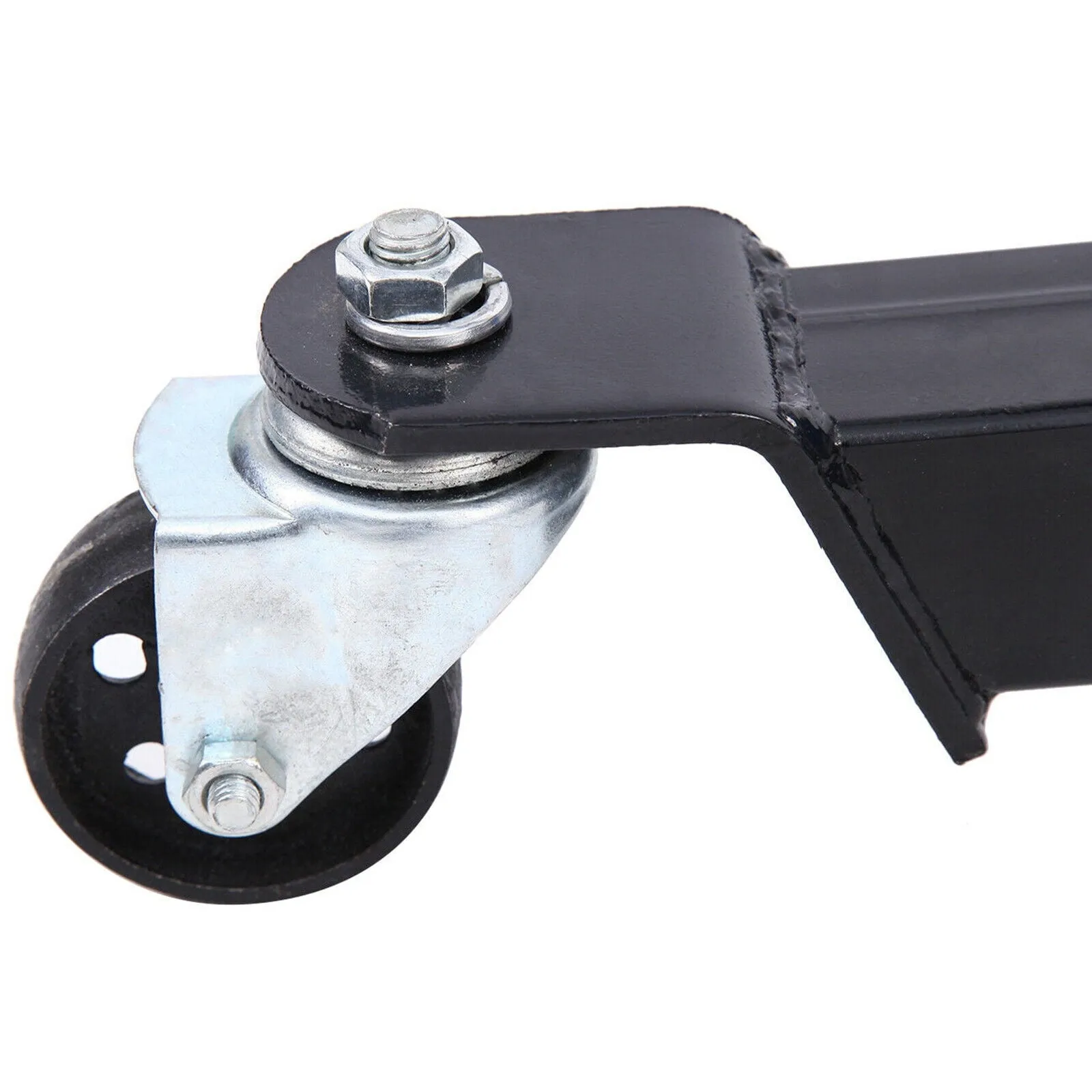 1660 Pounds Hydraulic Car Transmission Jack Vertical Lift with 360° Swivel Wheel Pedal ,Blue,33