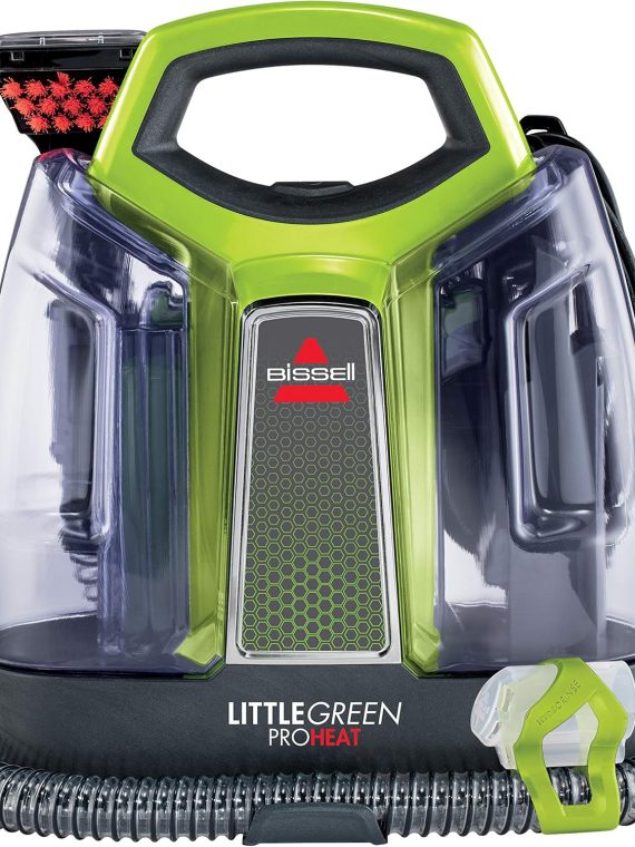 2025 BISSELL Little Green Proheat Portable Deep Cleaner/Spot Cleaner and Car/Auto Detailer with self-Cleaning HydroRinse Tool for Carpet and Upholstery  2513E
