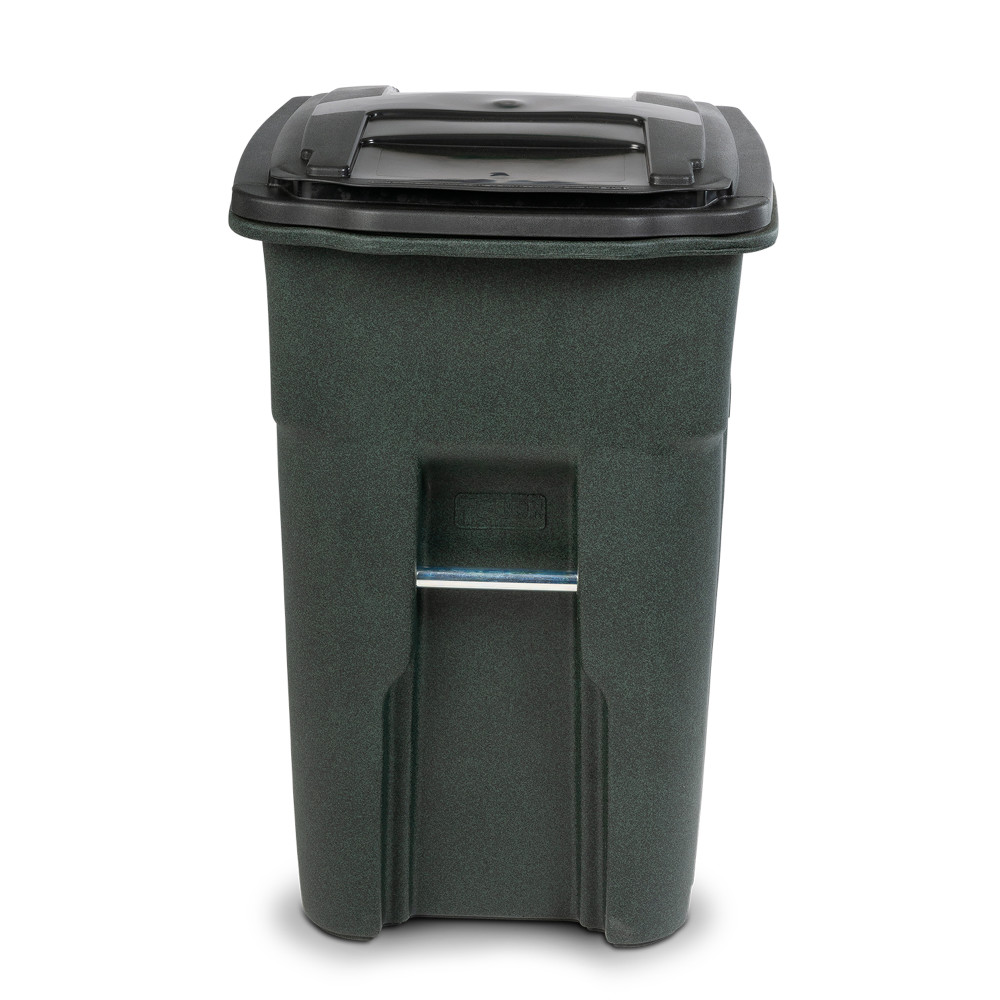 Toter 48 Gallon Trash Can with Smooth Wheels and Lid ;