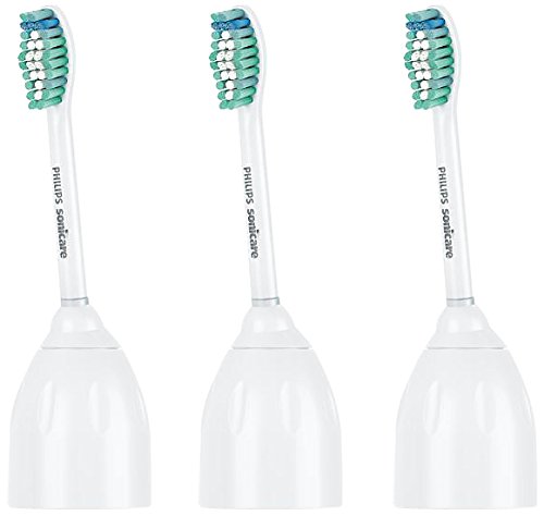 2025 Philips Sonicare Genuine E-Series Replacement Toothbrush Heads  3 Brush Heads  White  HX7023/30