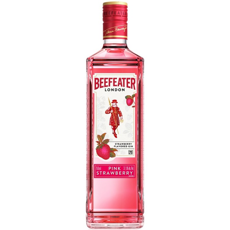 2025 Beefeater Strawberry Flavored Gin Pink