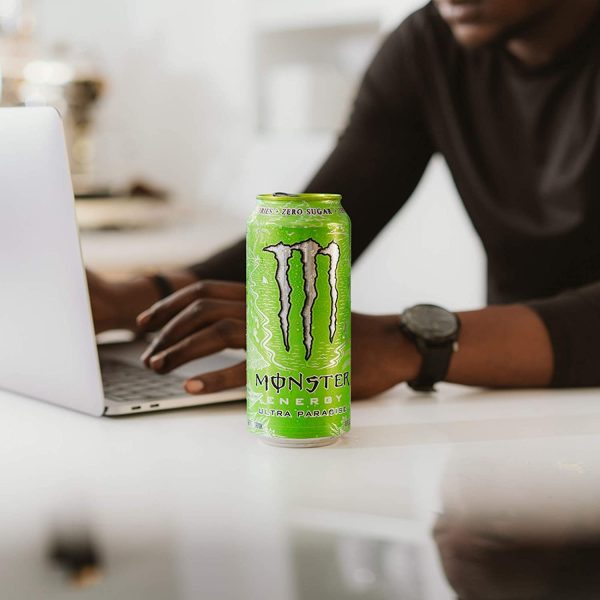 Monster Energy Ultra Violet, Sugar Free Energy Drink, 16 Ounce (Pack of 24)