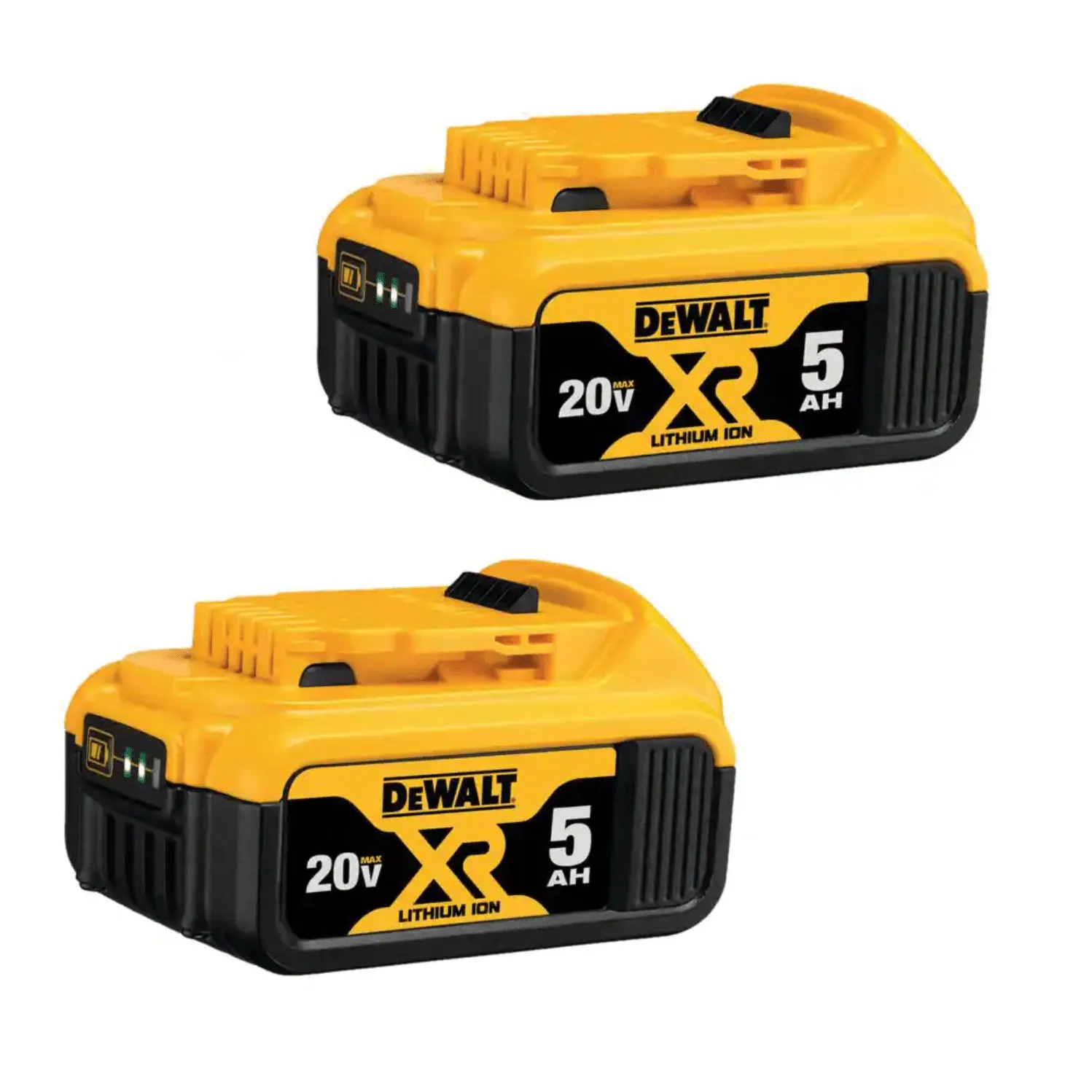DW 20V Max XR 20V Battery, 5.0-Ah, 2-Pack (DCB205-2)
