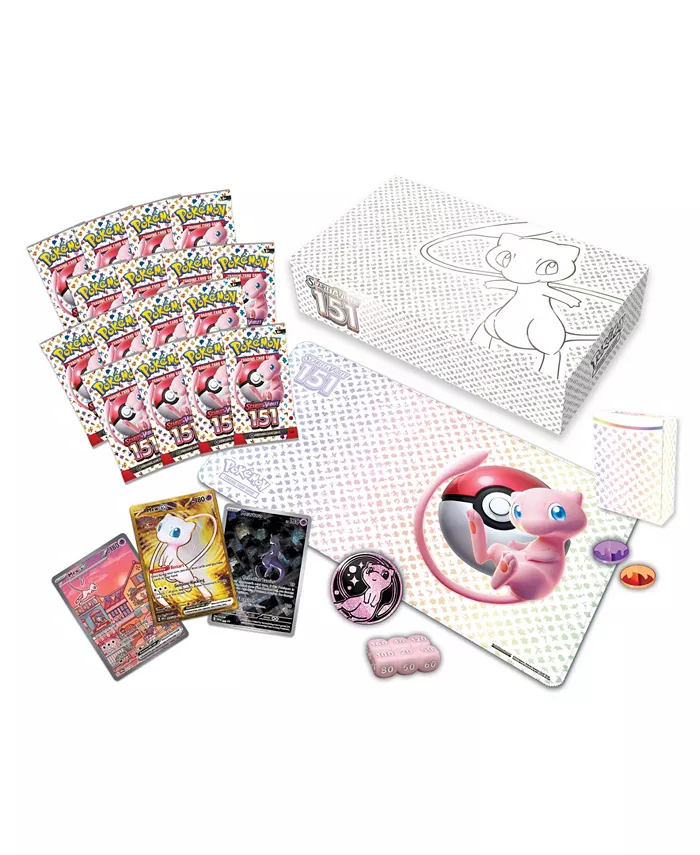 Pokemon 2023 Ultra Premium Collection – Mew & Mewtwo Cards, Play Mat, Deck Box, Scarlet Violet-151 Expansion