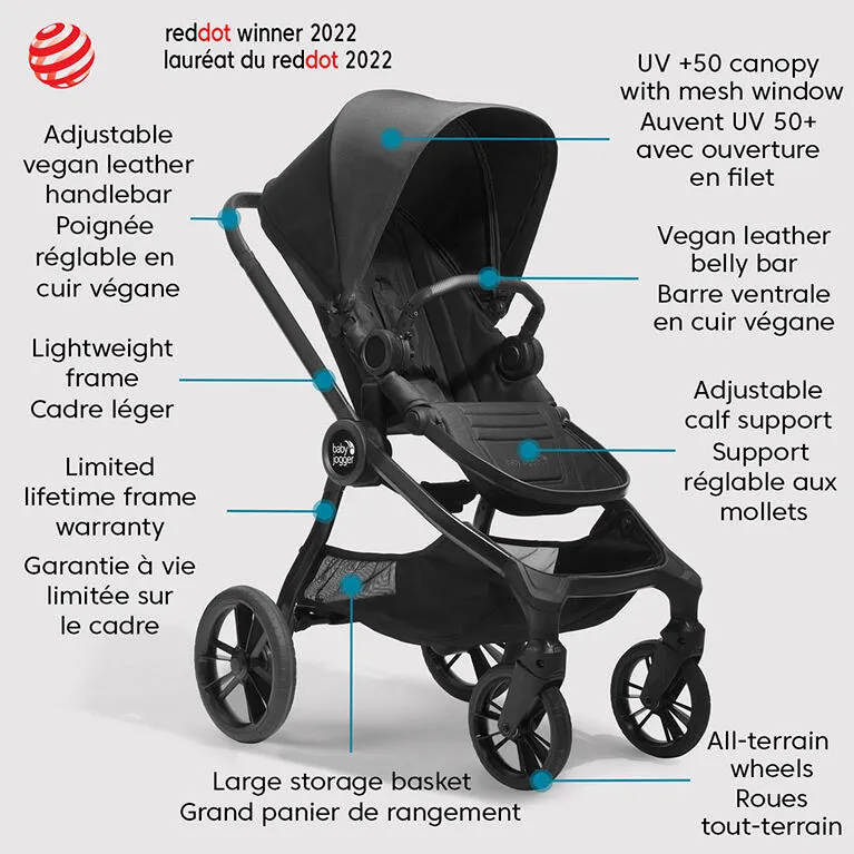 City Sights Stroller - Rich Black