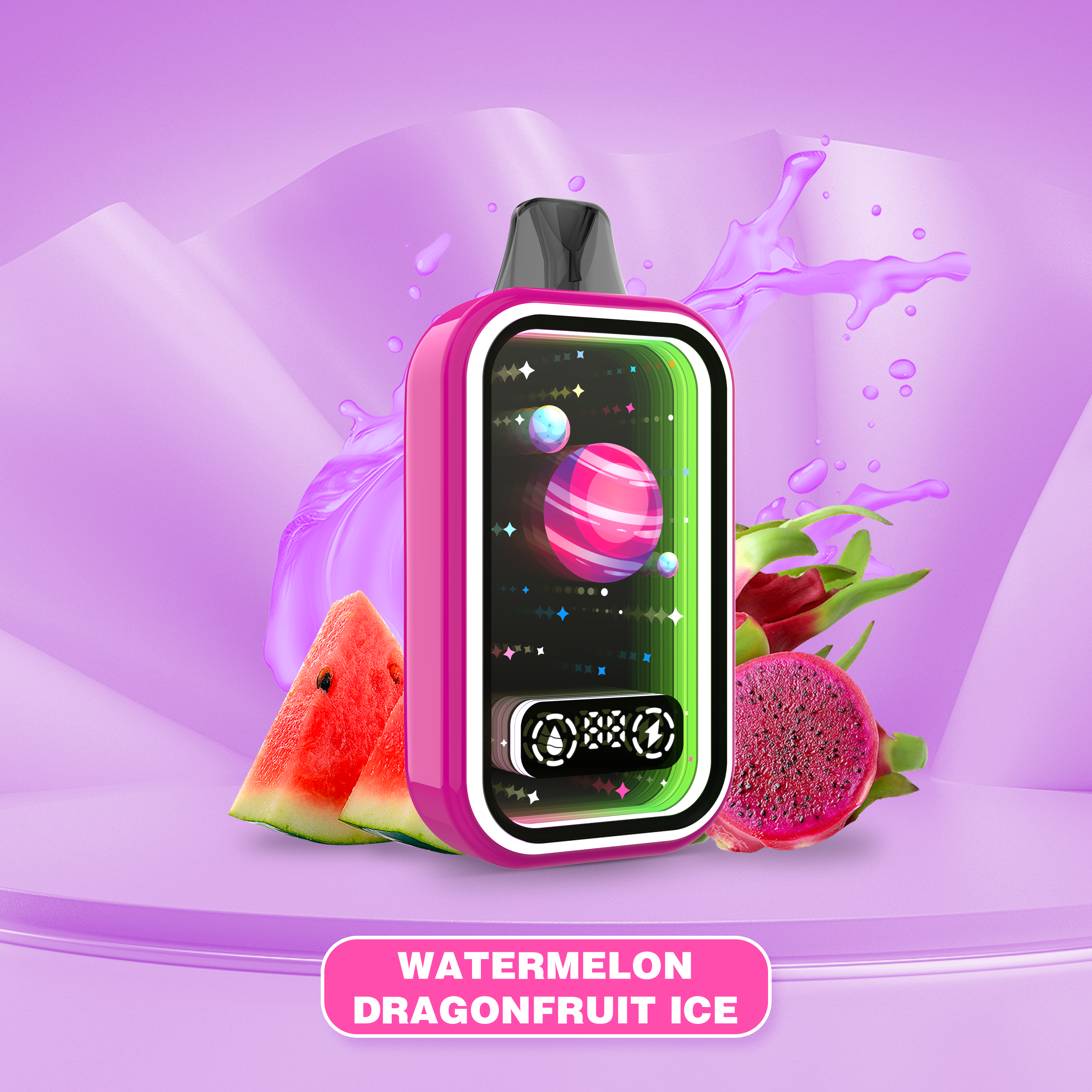OLD SCHOOL ABYSS 40K Watermelon Dragonfruit Ice - osvape.eu